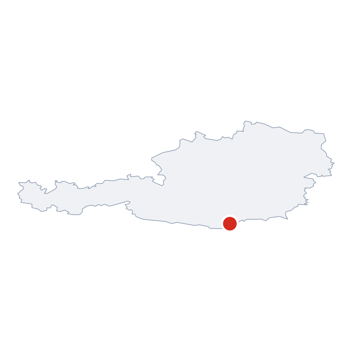 Lage von Altendorf auf der Oesterreich-Karte