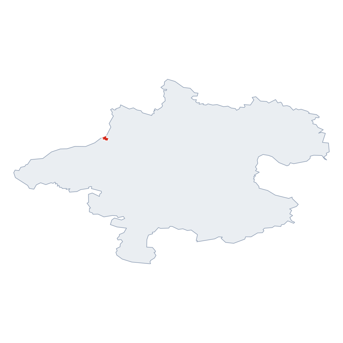 Lage von Antiesenhofen im Bundesland Oberösterreich, Oesterreich