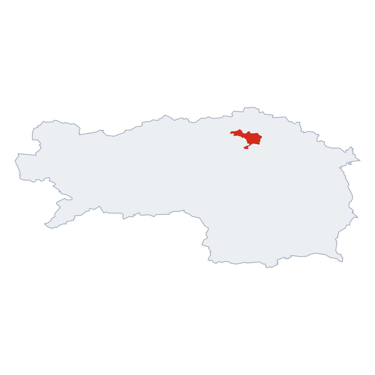 Lage von Au bei Turnau im Bundesland Steiermark, Oesterreich