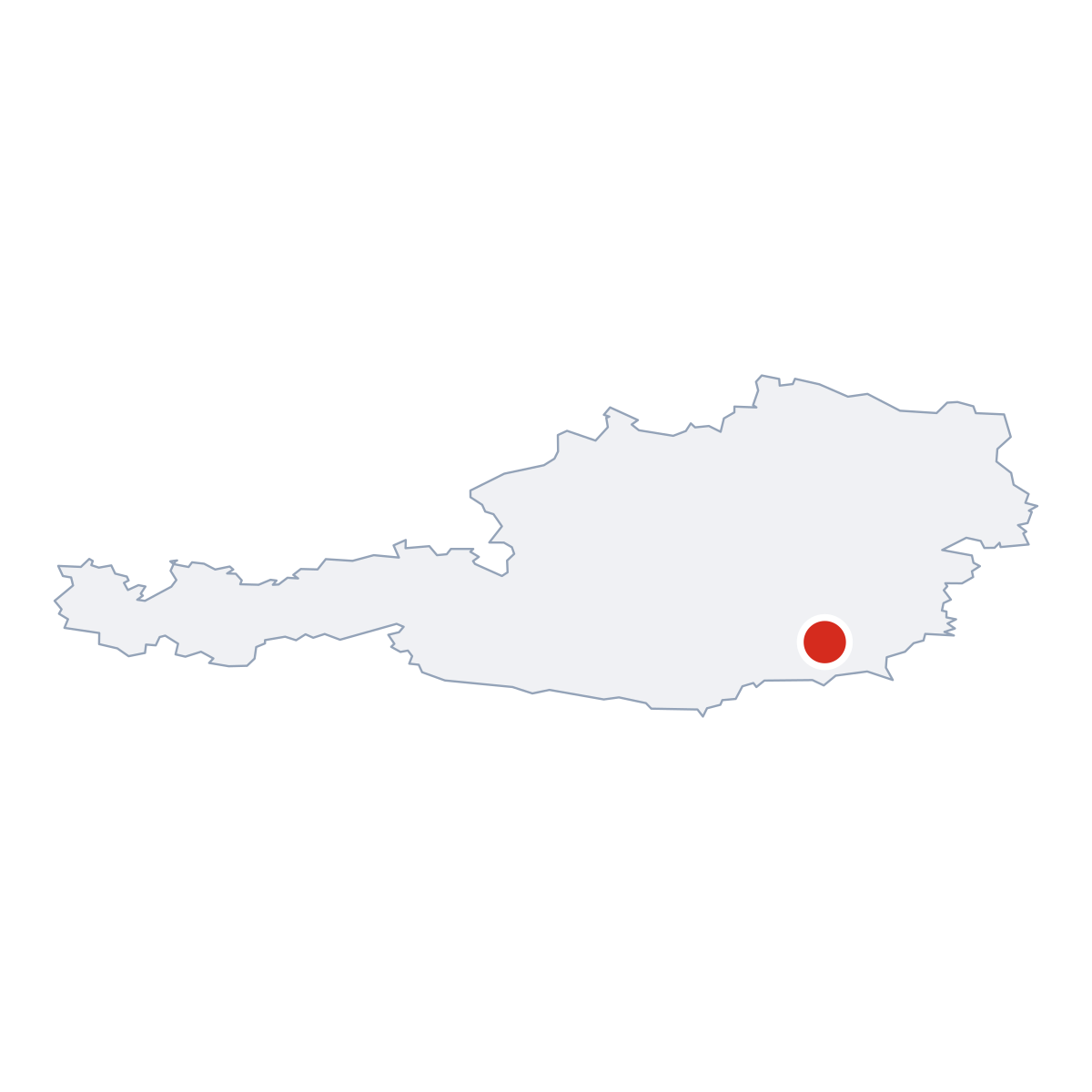 Lage von Enzelsdorf auf der Oesterreich-Karte