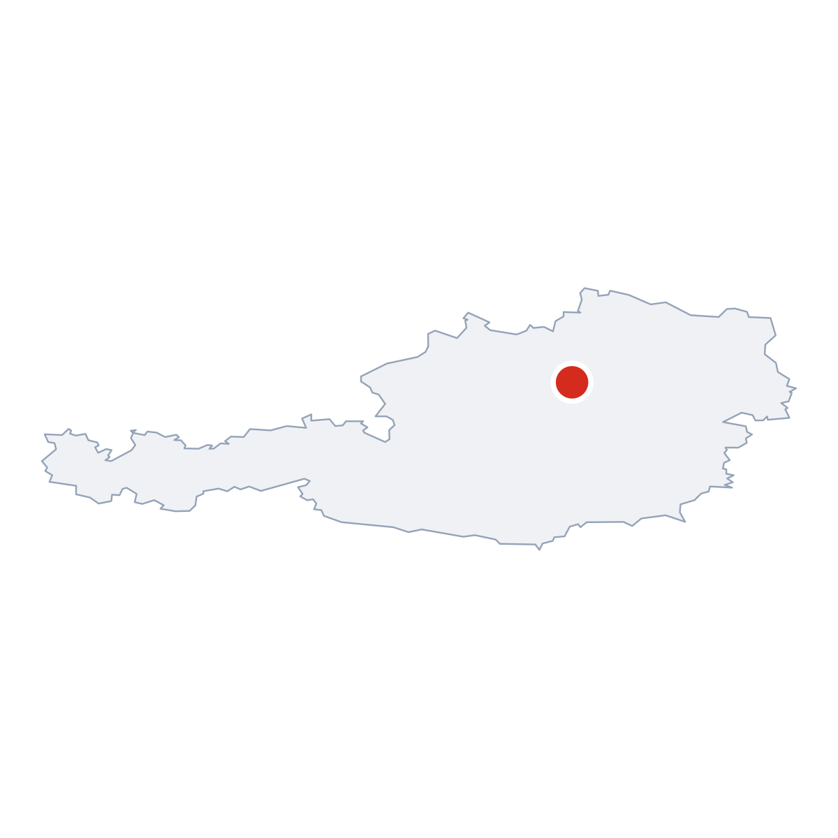Lage von Gaistechen auf der Oesterreich-Karte