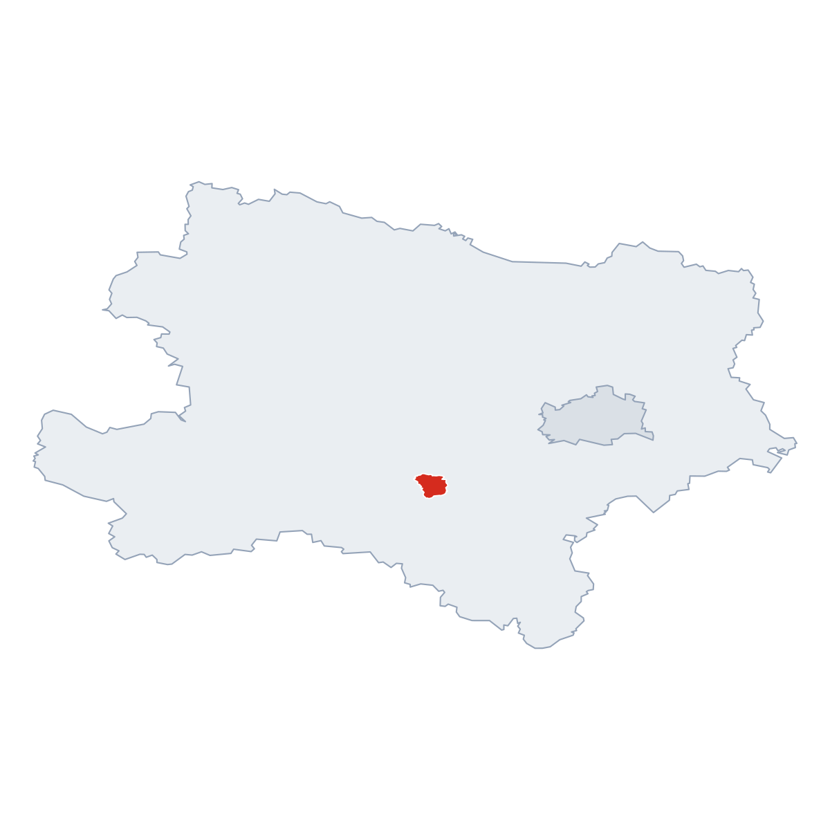 Lage von Gaupmannsgraben im Bundesland Niederösterreich, Oesterreich