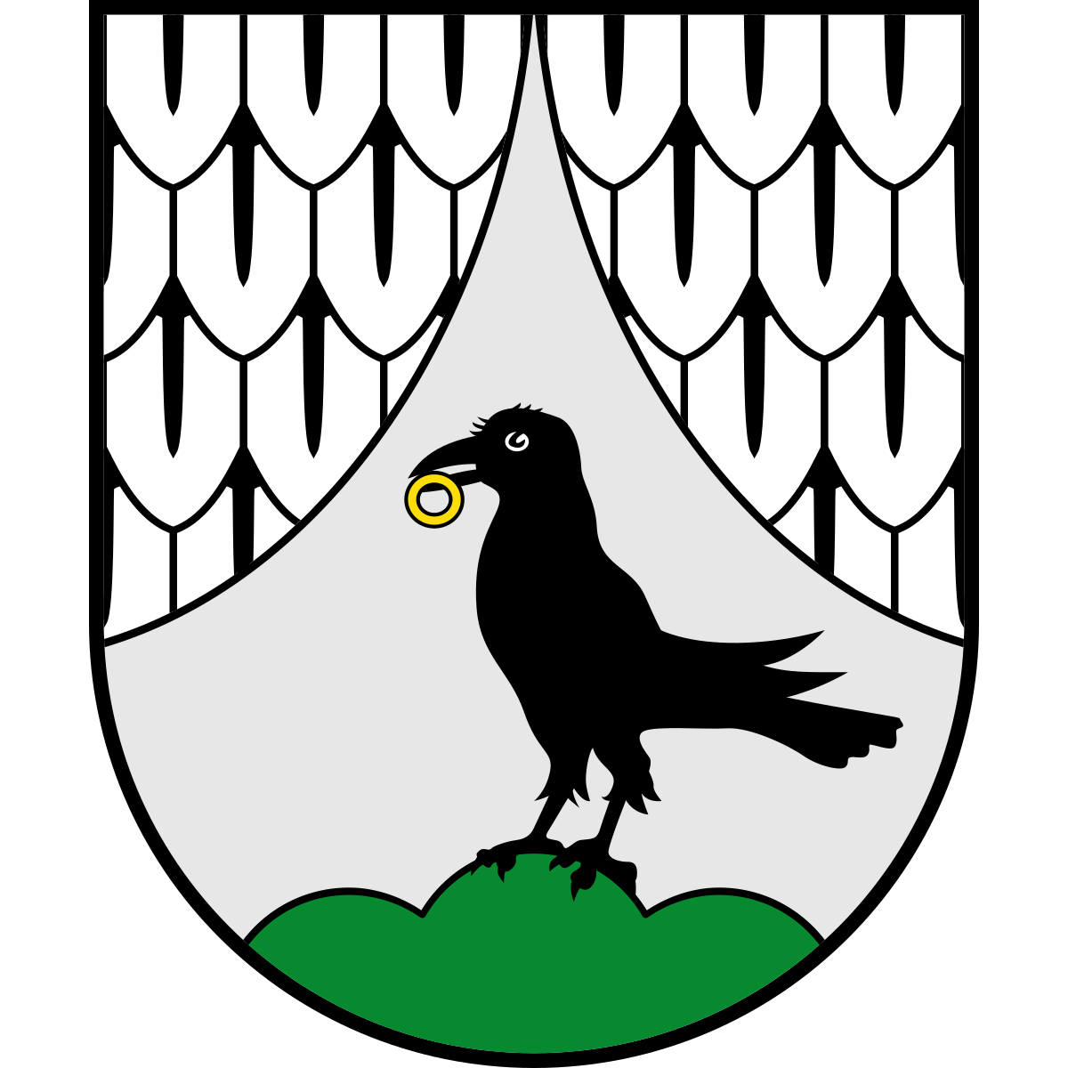 Wappen von Sankt Oswald bei Plankenwarth, Bundesland Steiermark, Oesterreich